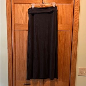 J. Crew Classic Black Maxi Skirt